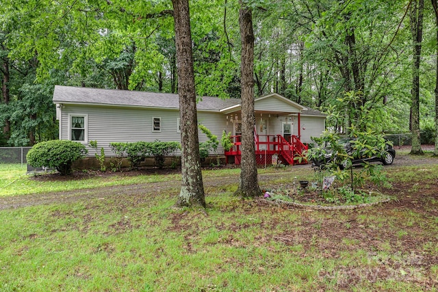 6804 Lineberger Rd, Denver, NC 28037 - view of front facade with covered porch