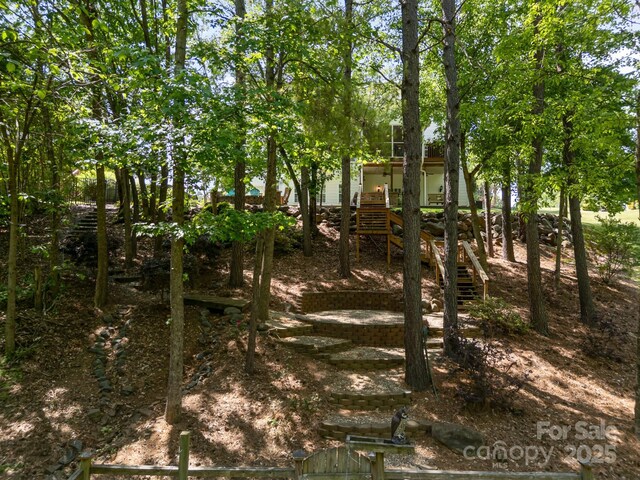 7730 Windsor Forest Pl, Harrisburg, NC 28075 - view of yard with stairs