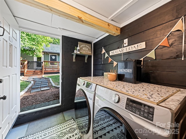 68 Piney Mountain Church Rd, Candler, NC 28715 - washroom featuring washer and clothes dryer