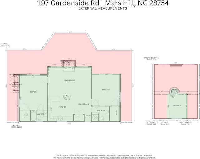 197 Gardenside Rd, Mars Hill, NC 28754 - floor plan