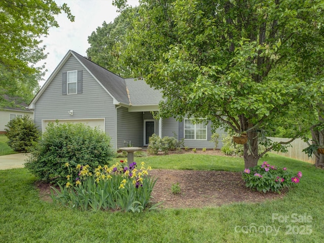 433 Linsbury Ct, Gastonia, NC 28056 - view of front facade featuring a shingled roof and a front lawn
