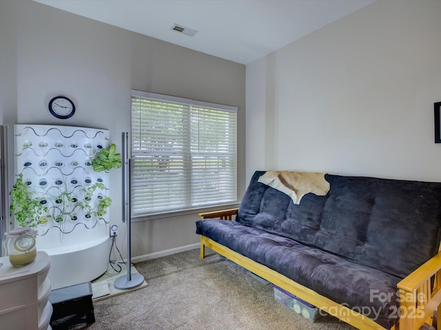 433 Linsbury Ct, Gastonia, NC 28056 - carpeted living room featuring baseboards and visible vents