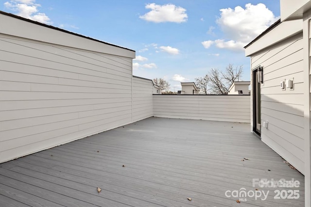 842 Van Every St, Charlotte, NC 28205 - view of wooden terrace