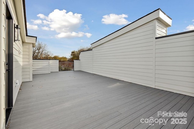 842 Van Every St, Charlotte, NC 28205 - view of wooden terrace