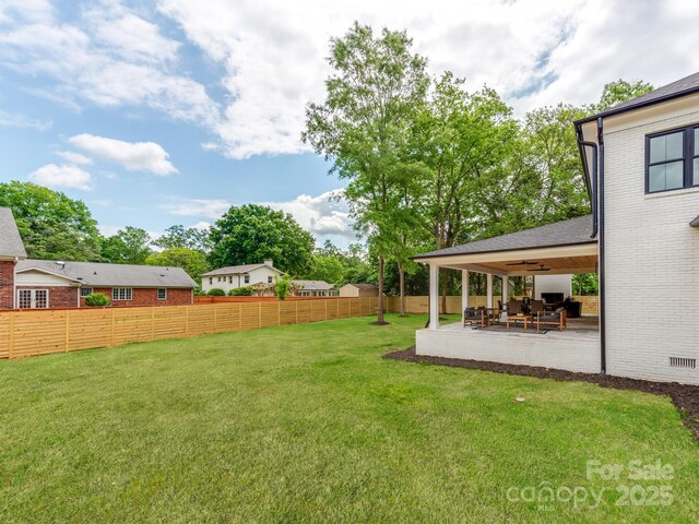 3501 Providence Rd, Charlotte, NC 28211 - view of yard featuring a patio