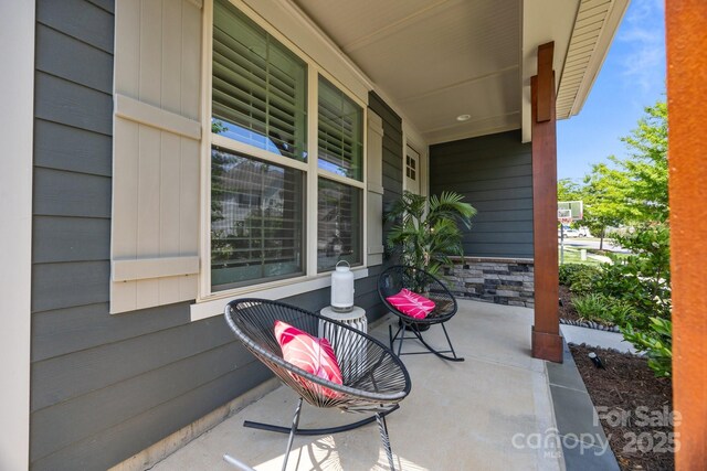 view of patio / terrace with covered porch