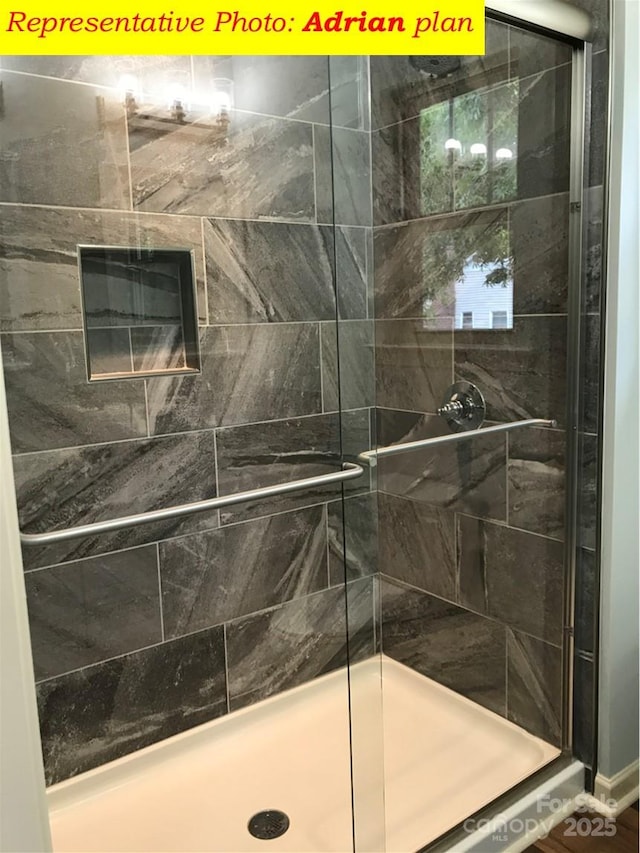 full bath featuring a stall shower