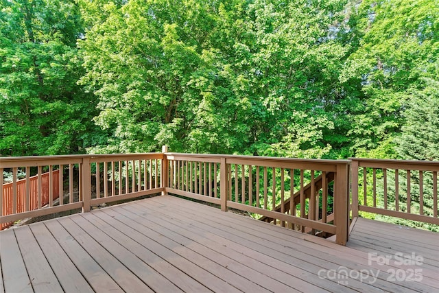 view of deck