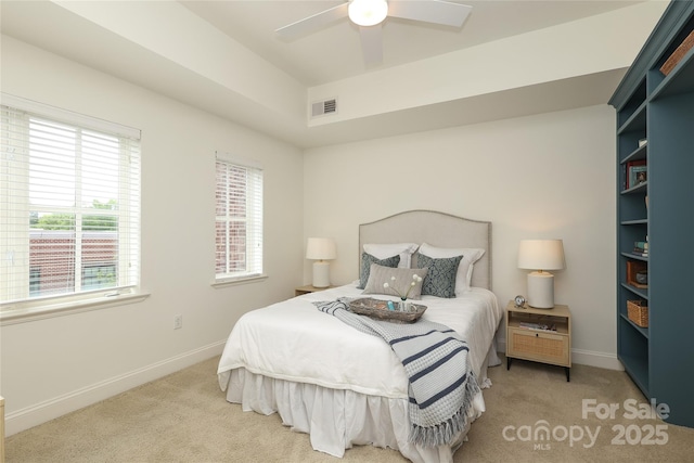 721 Governor Morrison St Unit 520, Charlotte, NC 28211 - bedroom with carpet flooring, multiple windows, and baseboards