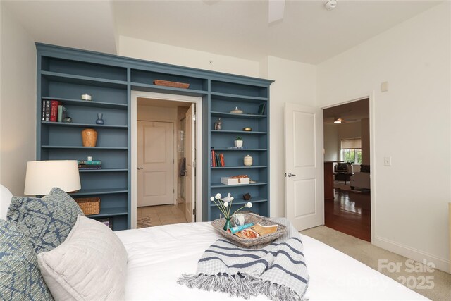 721 Governor Morrison St Unit 520, Charlotte, NC 28211 - bedroom featuring light carpet