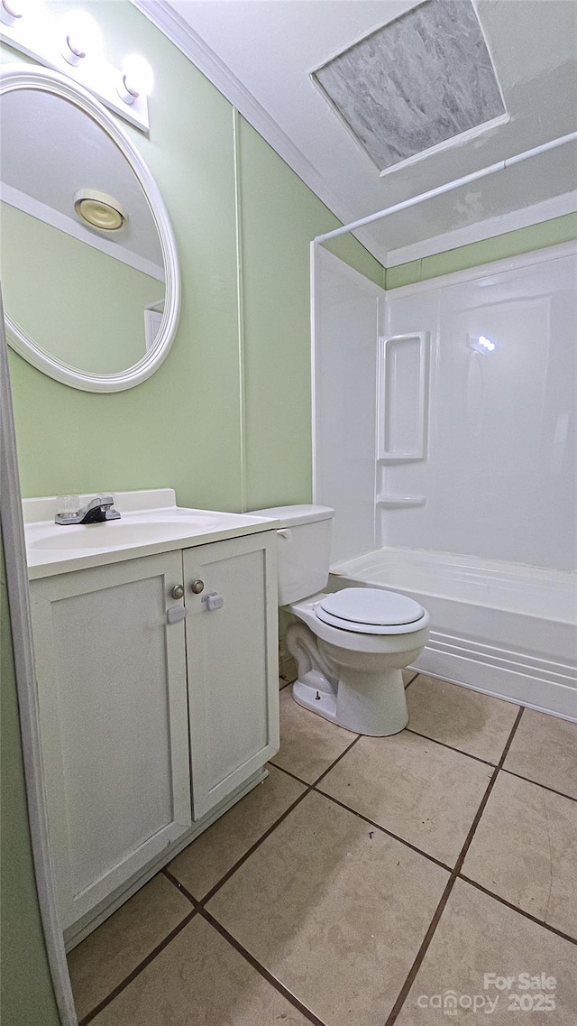 2844 Jamestown Rd Unit 2, Morganton, NC 28655 - bathroom featuring vanity, toilet, and tile patterned flooring