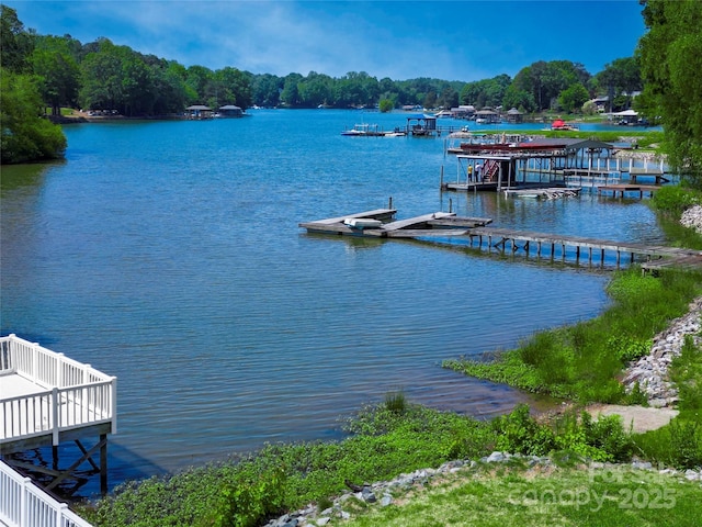 174 Perrin Dr, Mooresville, NC 28117 - dock featuring a water view