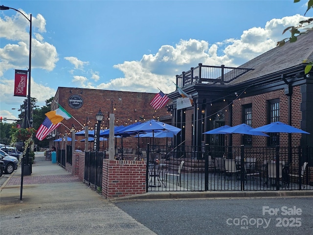 1728 Privette Rd, Matthews, NC 28105 - view of building exterior with fence