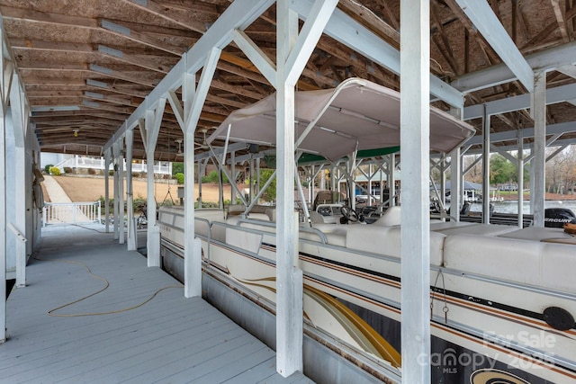 192 Diana Dr, Mount Gilead, NC 27306 - dock area with boat lift