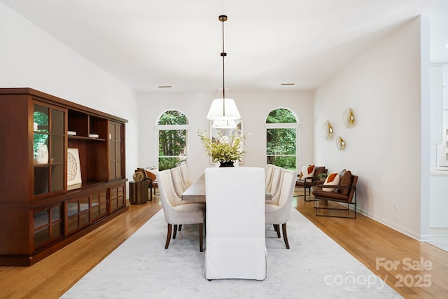 1245 Bellemeade Ln, Charlotte, NC 28270 - dining space featuring light wood-type flooring and healthy amount of natural light