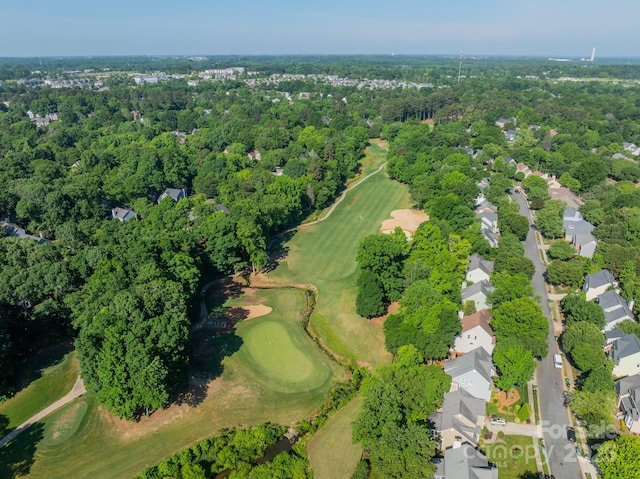 4201 Beauvista Dr, Charlotte, NC 28269 - aerial view featuring view of golf course and a residential view