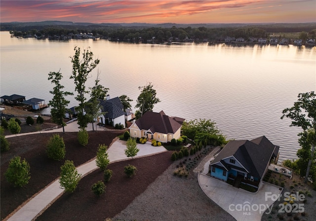 249 Landing Trl, Mount Gilead, NC 27306 - aerial view with a water view