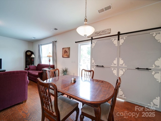 6266 Swanport Rd, Lancaster, SC 29720 - dining space with wood finished floors