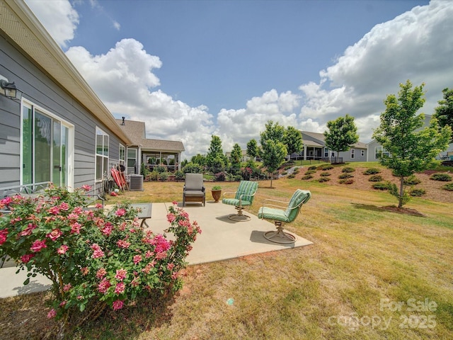 6266 Swanport Rd, Lancaster, SC 29720 - view of green lawn with a patio area and cooling unit