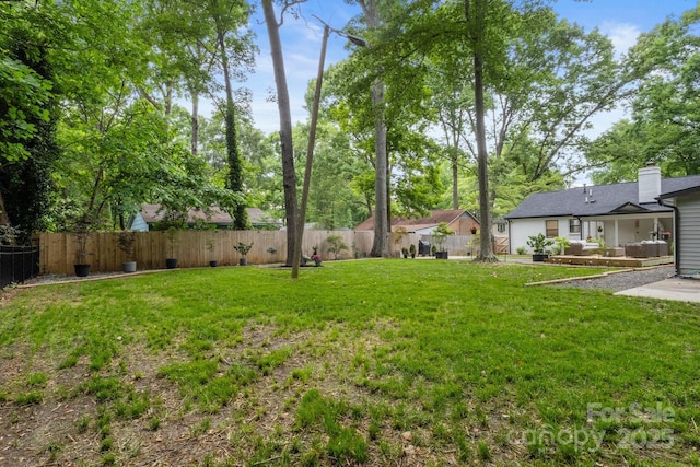 view of yard