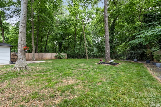 view of yard