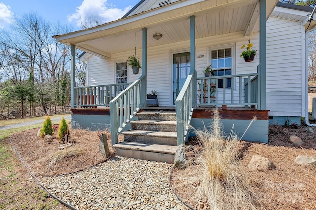 1339 Hill St, Albemarle, NC 28001 - entrance to property with a porch