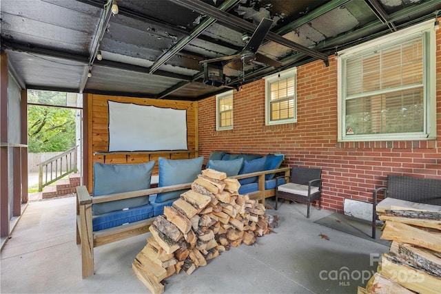 view of patio / terrace with outdoor lounge area