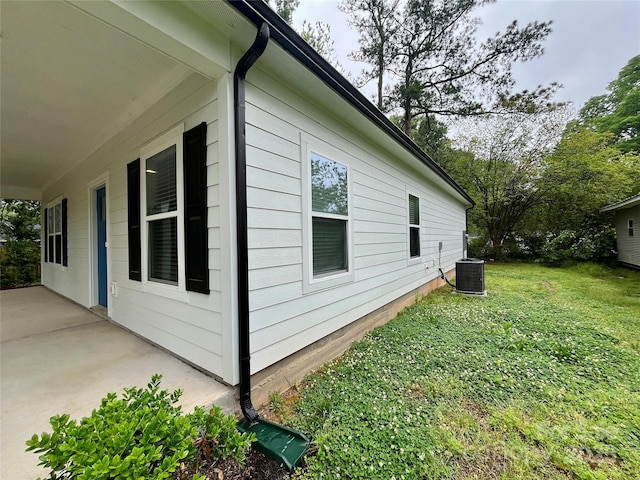 514 Rich St, Rock Hill, SC 29730 - view of side of property featuring a yard and central AC unit