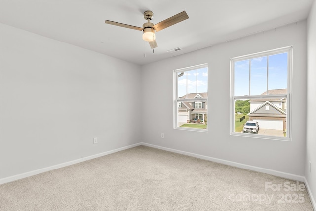 423 Shallowford Dr, Rock Hill, SC 29732 - empty room with carpet flooring, baseboards, and a ceiling fan