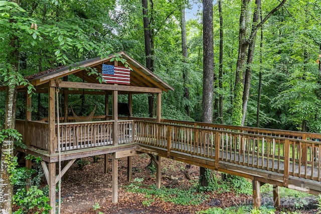 9513 Tresanton Dr, Charlotte, NC 28210 - wooden deck with a gazebo