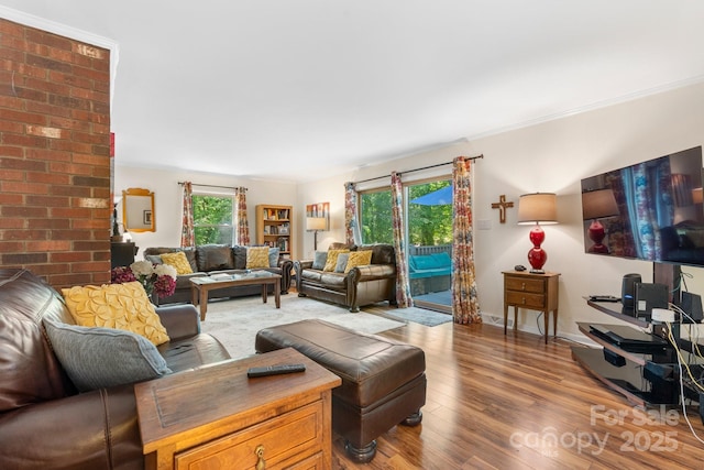 701 5th Ave NE, Conover, NC 28613 - living area with wood finished floors
