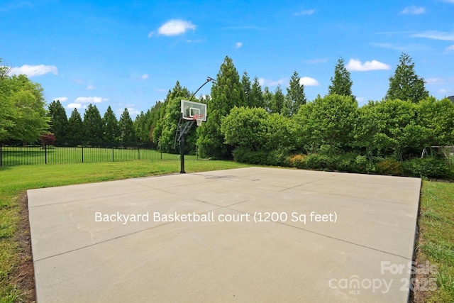 422 Deer Brush Ln, Waxhaw, NC 28173 - view of basketball court with basketball court