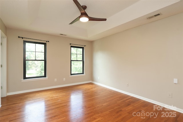 2011 Redwood Dr, Indian Trail, NC 28079 - spare room featuring light wood-type flooring and a ceiling fan
