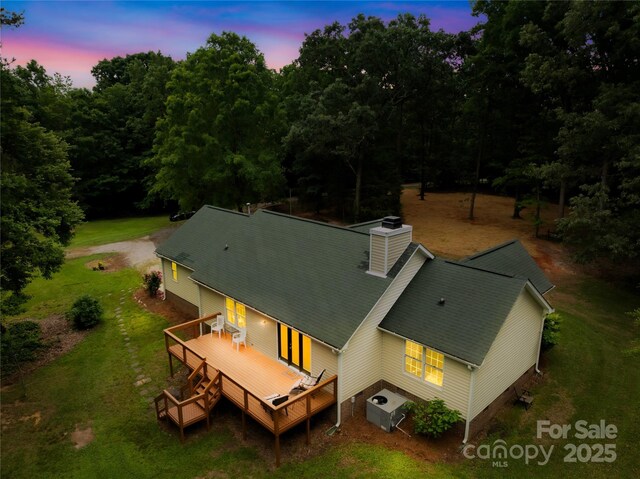 5903 Wm Griffin Rd, Monroe, NC 28112 - view of aerial view at dusk