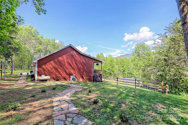 202 Wild Pear Ln Unit 3 & 7A, Franklin, NC 28734 - view of yard with a wooded view