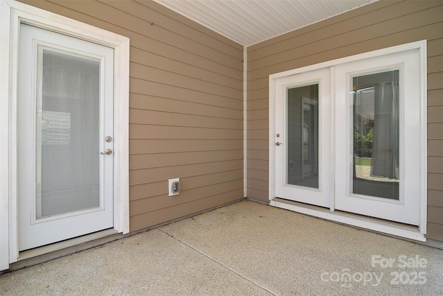 3073 Oliver Stanley Trl, Lancaster, SC 29720 - doorway to property featuring a patio and french doors