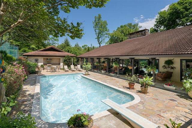 69 Forest Rd, Asheville, NC 28803 - outdoor pool with a patio area