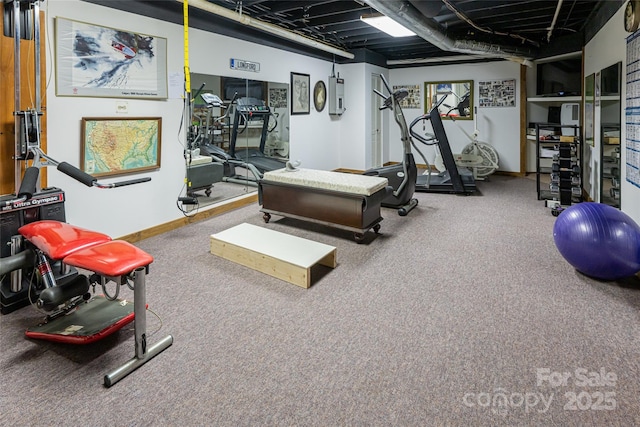 69 Forest Rd, Asheville, NC 28803 - exercise area featuring baseboards