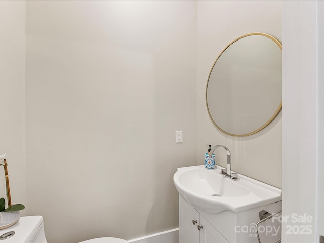 4315 Hartis Grove Church Rd, Indian Trail, NC 28079 - bathroom featuring toilet and vanity