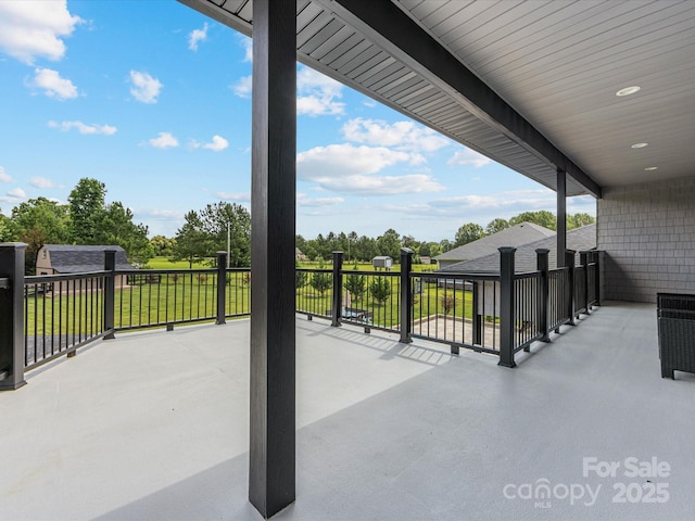 4315 Hartis Grove Church Rd, Indian Trail, NC 28079 - view of patio featuring view of scattered trees