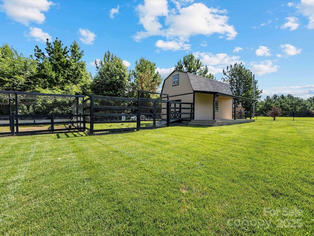 4315 Hartis Grove Church Rd, Indian Trail, NC 28079 - view of yard featuring a barn and an outdoor structure