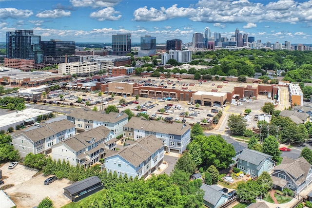 bird's eye view of a view of skyline
