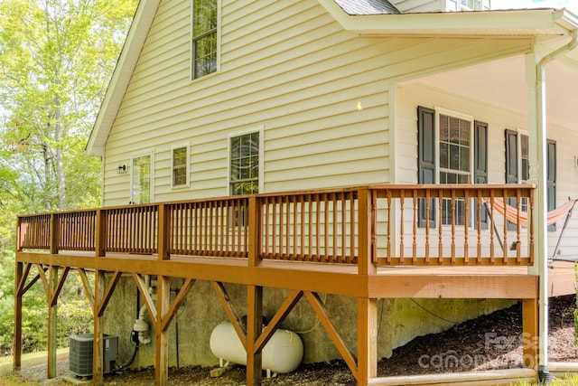 76 Overlook Pointe Dr, Spruce Pine, NC 28777 - deck with cooling unit