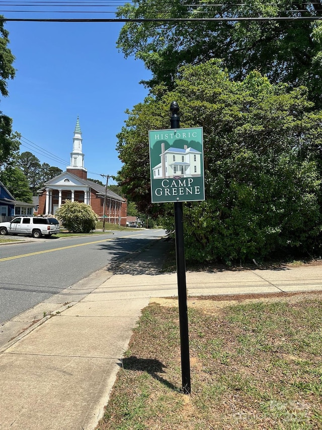 view of street with curbs and sidewalks