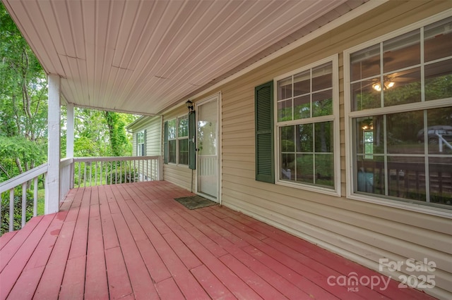 257 River Crest Dr, Flat Rock, NC 28731 - deck with a porch