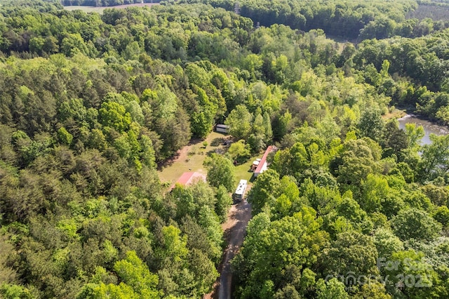 743 Dream Ln, Salisbury, NC 28146 - bird's eye view featuring a forest view