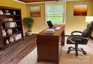 374 Queens Dr SW, Concord, NC 28025 - office area with wood finished floors and baseboards