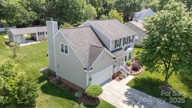 374 Queens Dr SW, Concord, NC 28025 - view from above of property