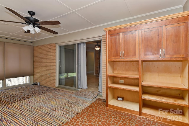385 Gum Branch Rd, Charlotte, NC 28214 - interior space with ceiling fan