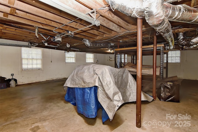 385 Gum Branch Rd, Charlotte, NC 28214 - basement with a wealth of natural light